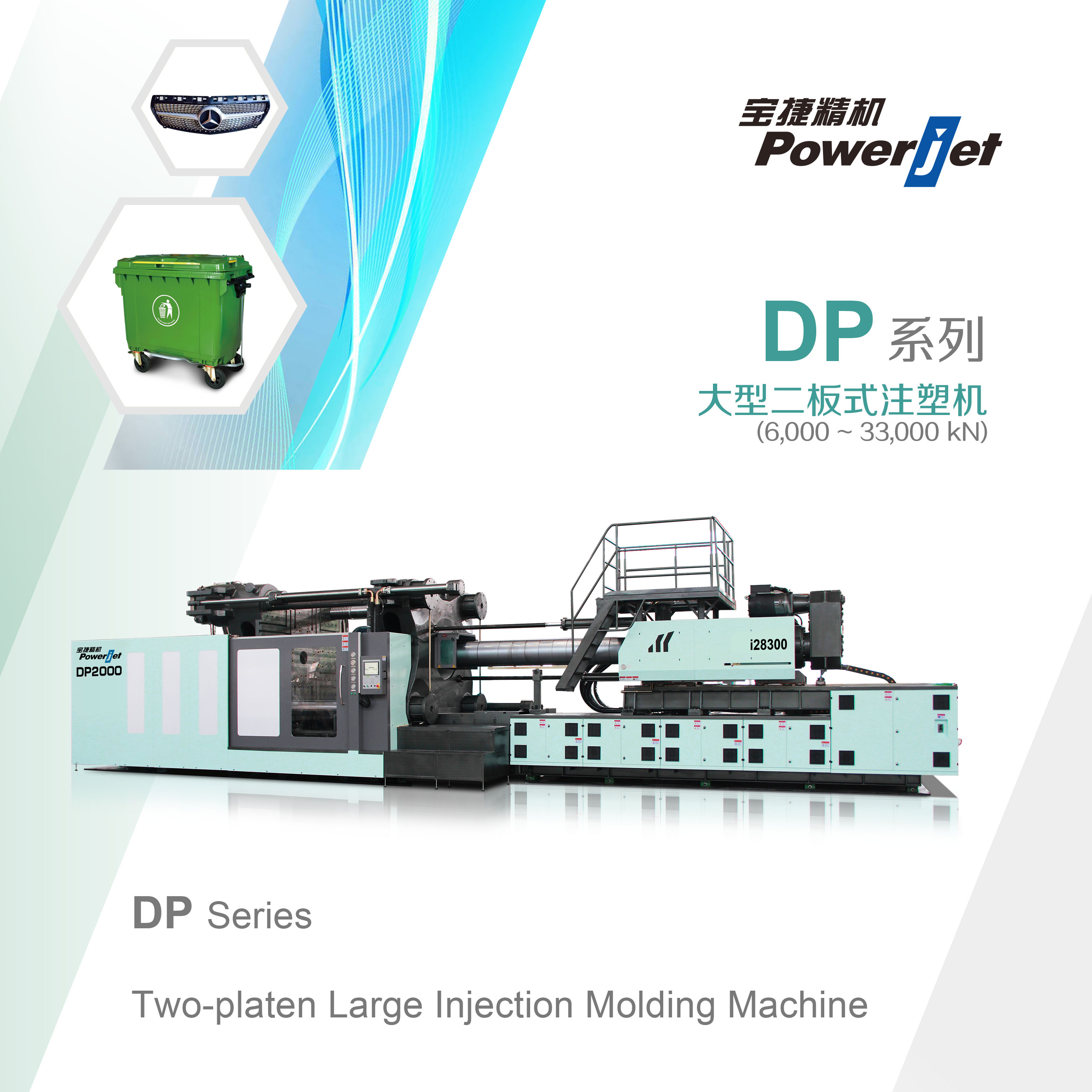 DP系列大型二板式注塑機